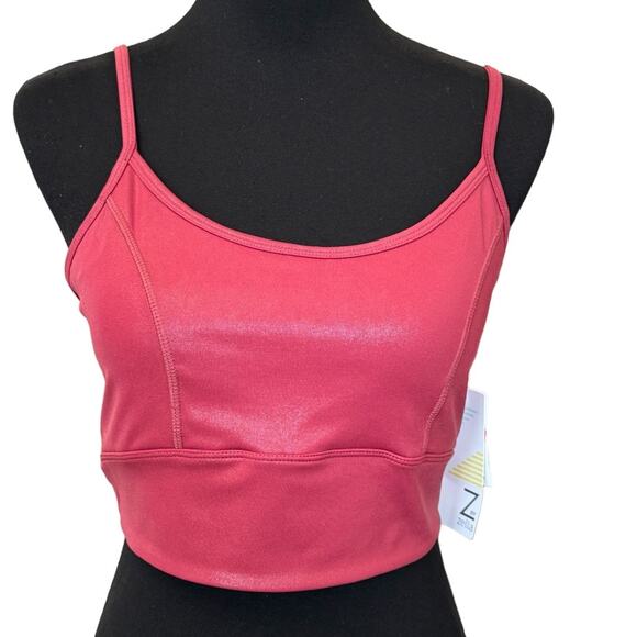 New ~  ZELLA ~  Women's Pink Sports Bra Size Large FALL - Picture 1 of 4